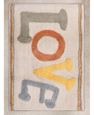  Love Bath Mat, 36" L x 24" W