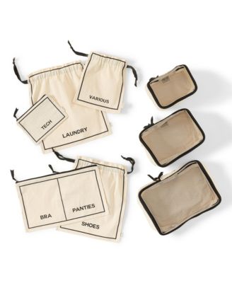 Deluxe Packing Travel Set, Set of 8 Organizers