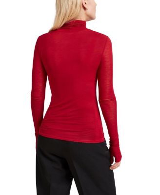  Eloise Sheer Turtleneck Top