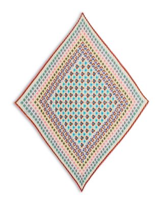 Clover Pleated Diamond Scarf