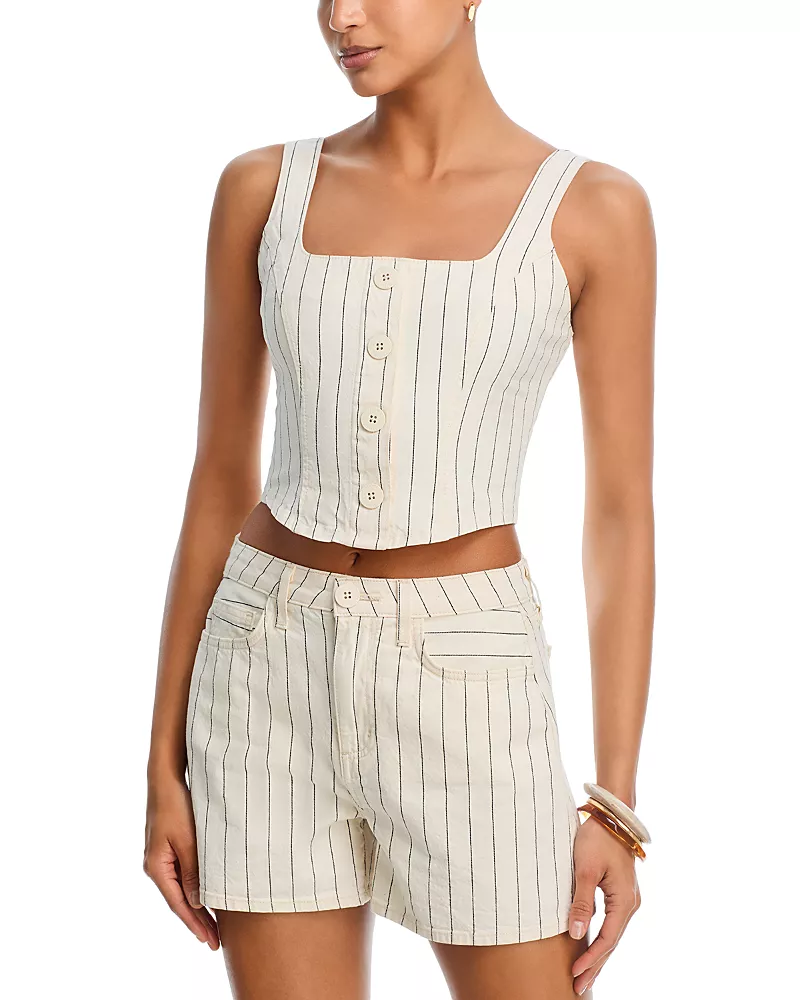 L'Agence Saga Button Front Tank