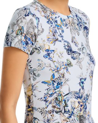Ressi Watercolor Butterfly Short Sleeve Tee