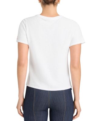 Rhinestone Doodle Heart Shrunken Tee