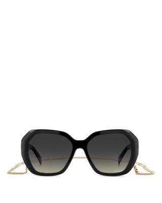 Square Geometrical Sunglasses, 55mm