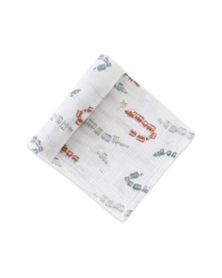 Unisex Printed Muslin Swaddle