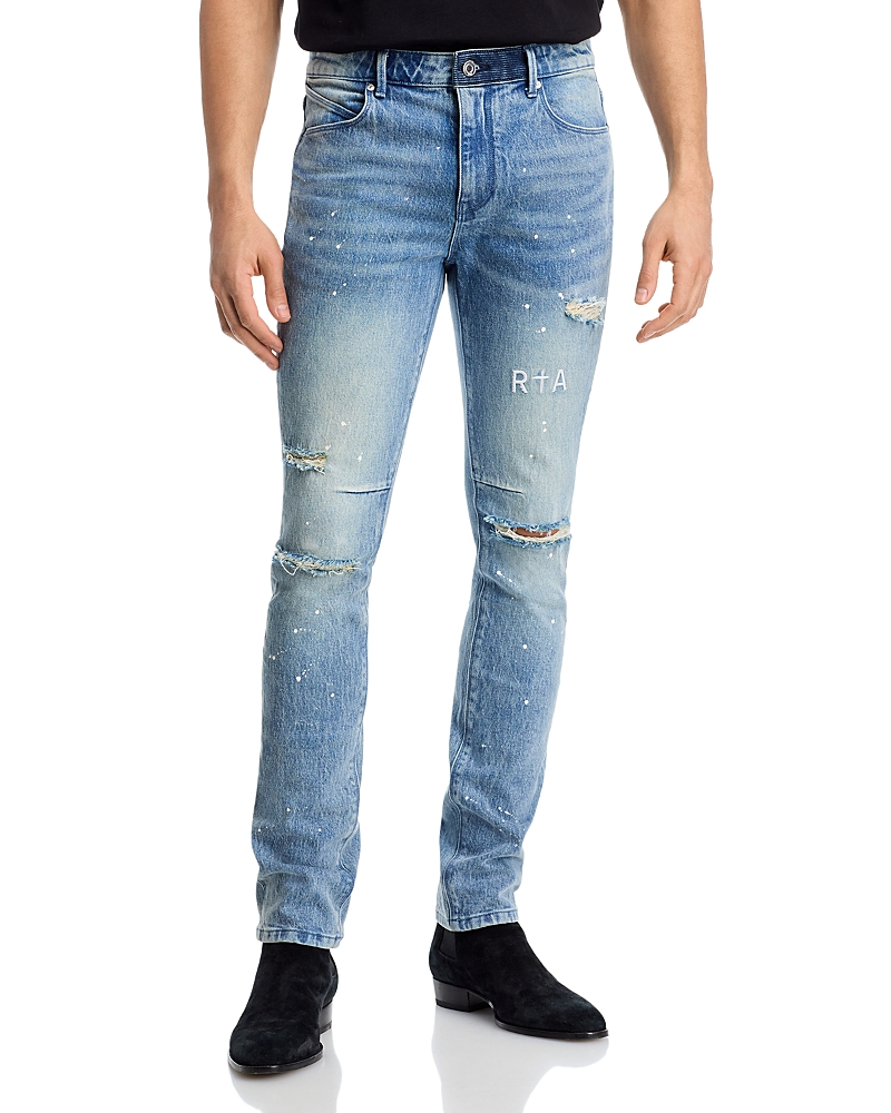 RtA Pre Ripped Skinny Jeans