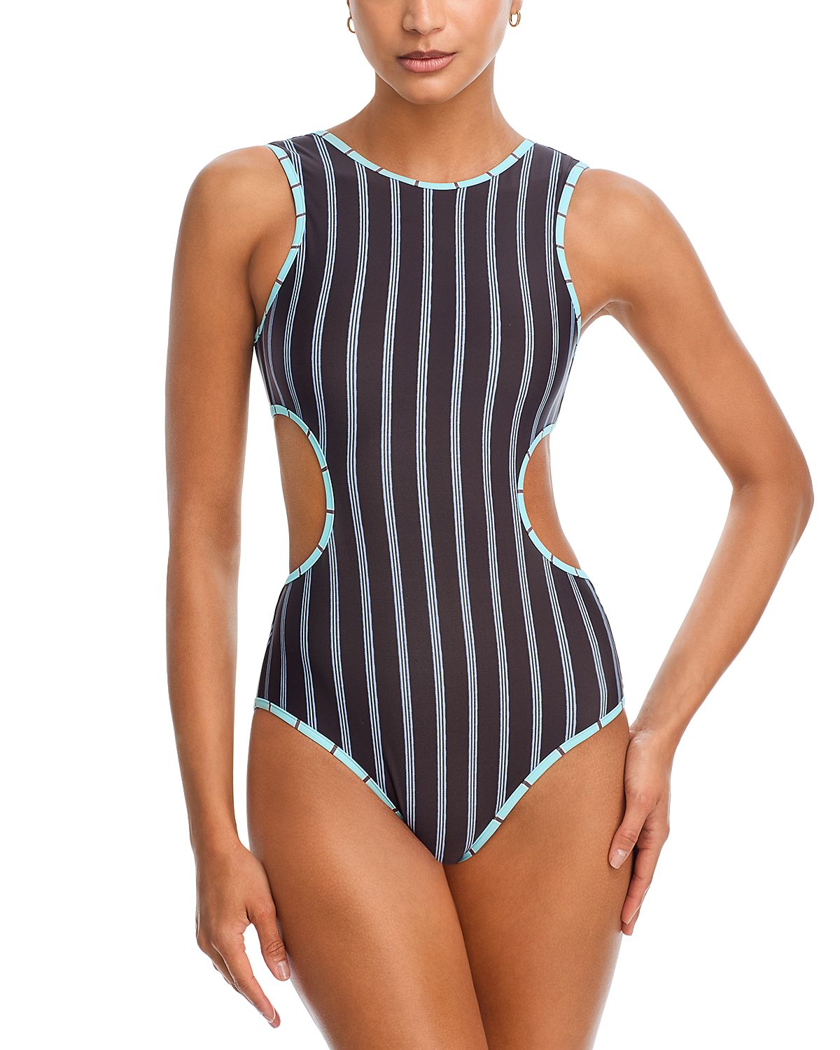 Staud Dolce Waist Cutout Swimsuit