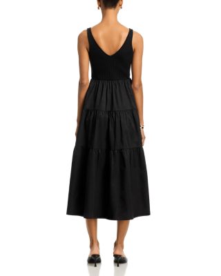 Knit Poplin Midi Dress - Exclusive