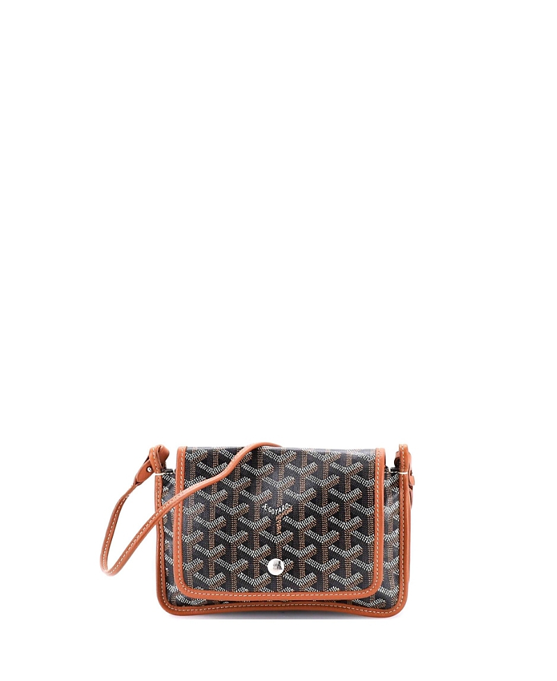 Pre-owned Pre-owned Goyard Goyard Plumet Clutch Wallet Coated Canvas In Brown