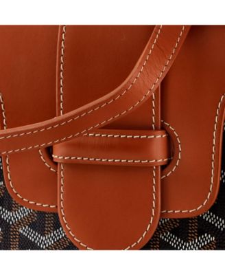  PM Saigon Top Handle Bag Coated Canvas with Leather