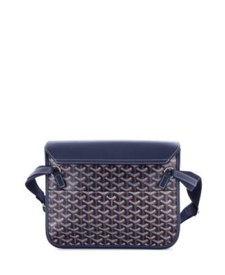   Coursier Messenger Bag Coated Canvas and Leather