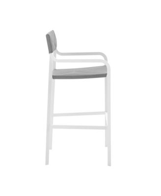  Raleigh Stackable Outdoor Patio Aluminum Bar Stool