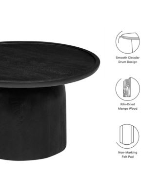 Holloway 30" Round Wood Coffee Table