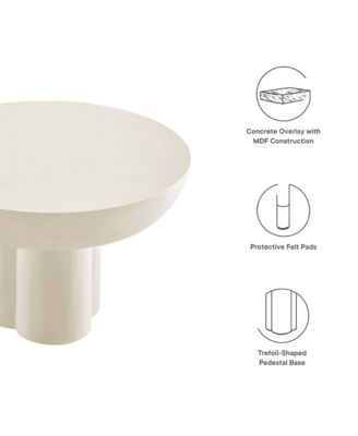  Caspian Round Concrete Coffee Table