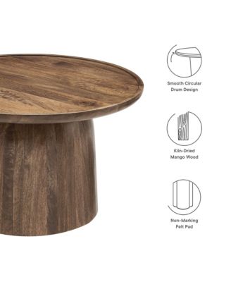 Holloway 30" Round Wood Coffee Table