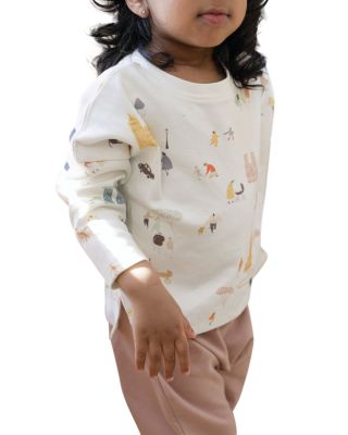 Unisex Dropped Shoulder Long Sleeve Top - Little Kid