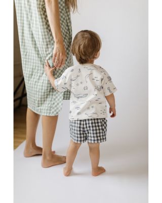 Unisex Life Aquatic Print Tee - Little Kid