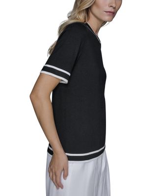 Short Sleeve Knit Top