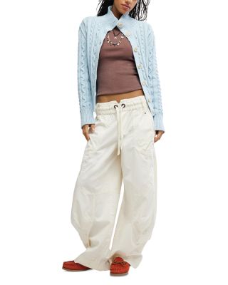 WTF Cable Collar Cardigan