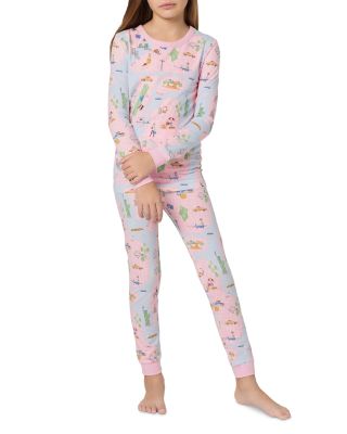 Unisex  Long Sleeve Pajama Set - Little Kid, Big Kid