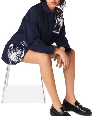 Cropped Floral Shirt