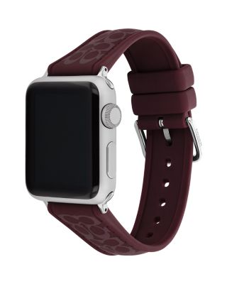 Apple Watch&reg; Dark Red Silicone Strap, 38/40/41mm
