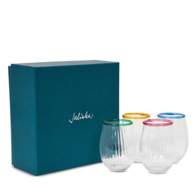 Nell Stemless Wine Glasses, Set of 4