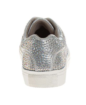 Girls' Glitzy Sparkly Rhinestones Sneakers - Toddler, Little Kid, Big Kid