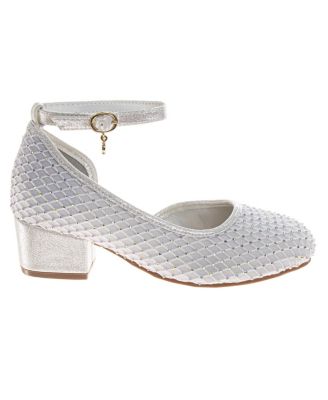 Girls' Sparkly Formal Texture Dress Sandals - Toddler, Little Kid, Big Kid