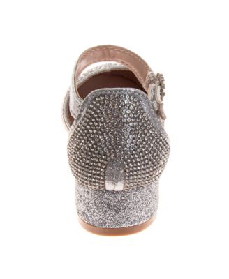 Girls' Glittery Rhinestones Dress Shoes - Little Kid, Big Kid