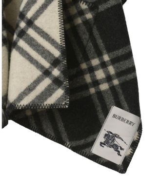  Reversible Check Wool Cape