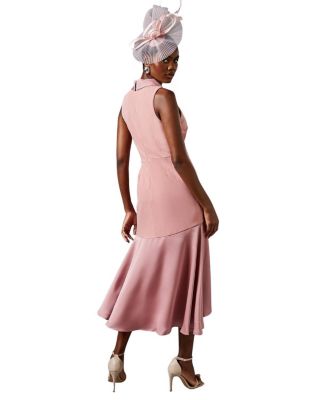 Tux Sleeveless Midi Dress