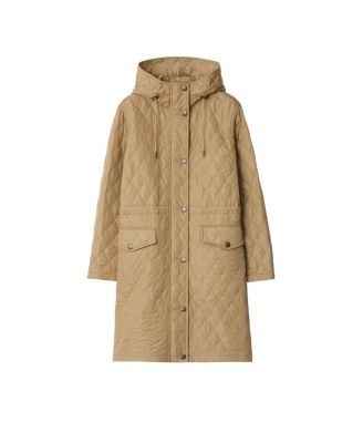  Quilted Nylon Hooded Coat