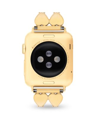 Apple Watch&reg; Crystal Gold-Tone IP Stainless Steel Bracelet, 38/40/41mm