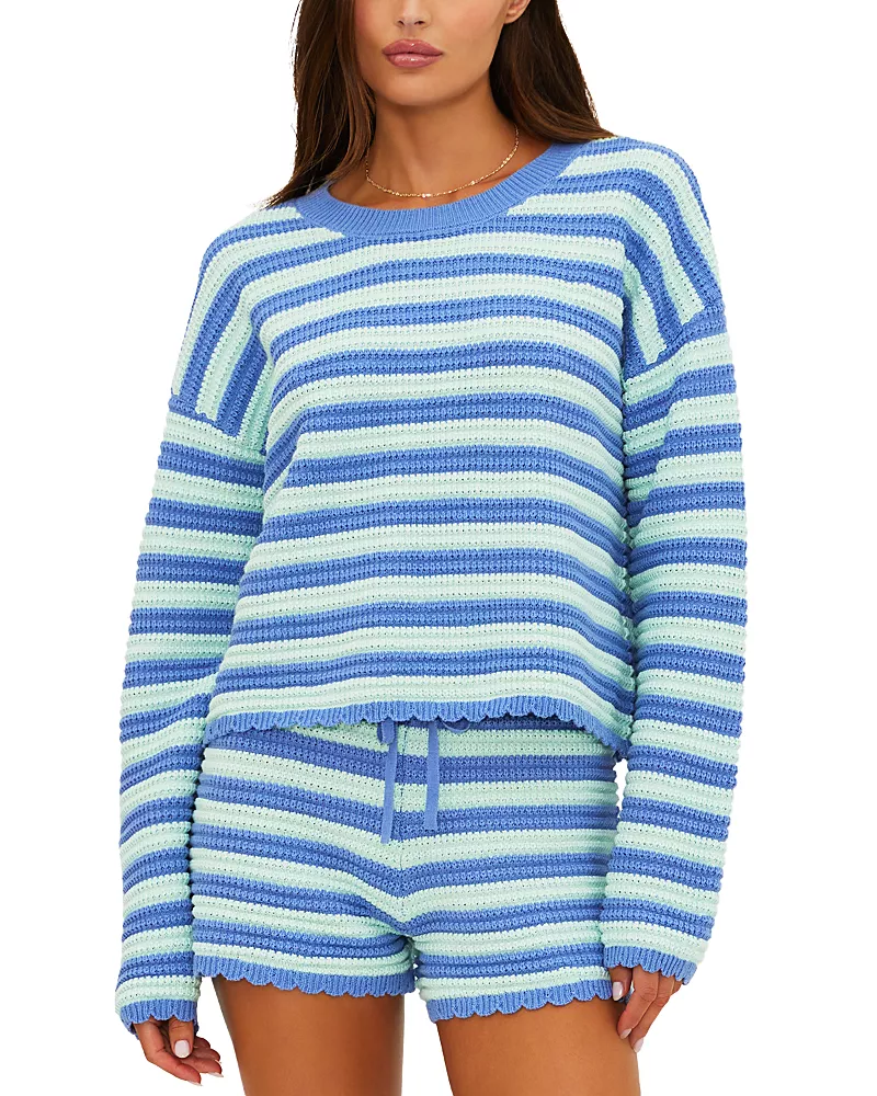 Beach Riot Striped Beach Sweater
