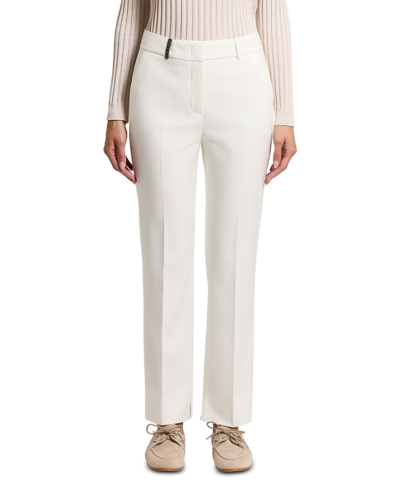 Peserico Flared Creased Pants