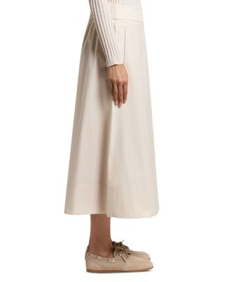 Pleated Midi Skirt