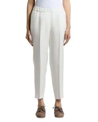 Pull On Linen & Wool Pants