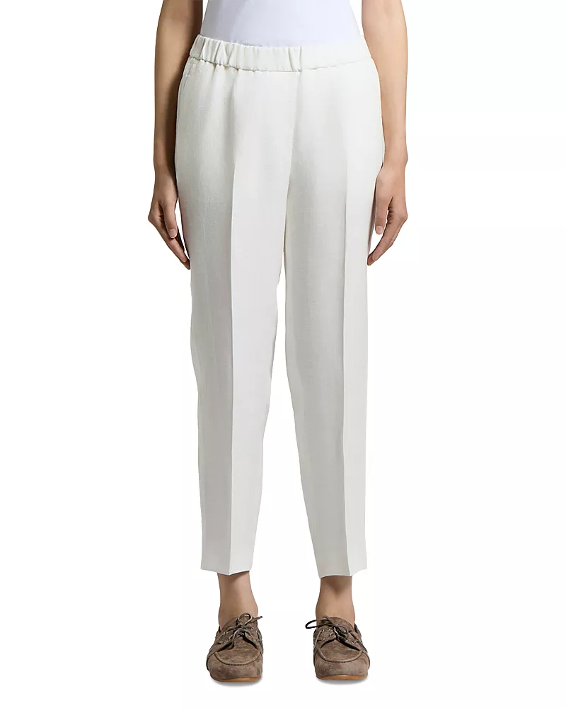 Peserico Pull On Linen & Wool Pants