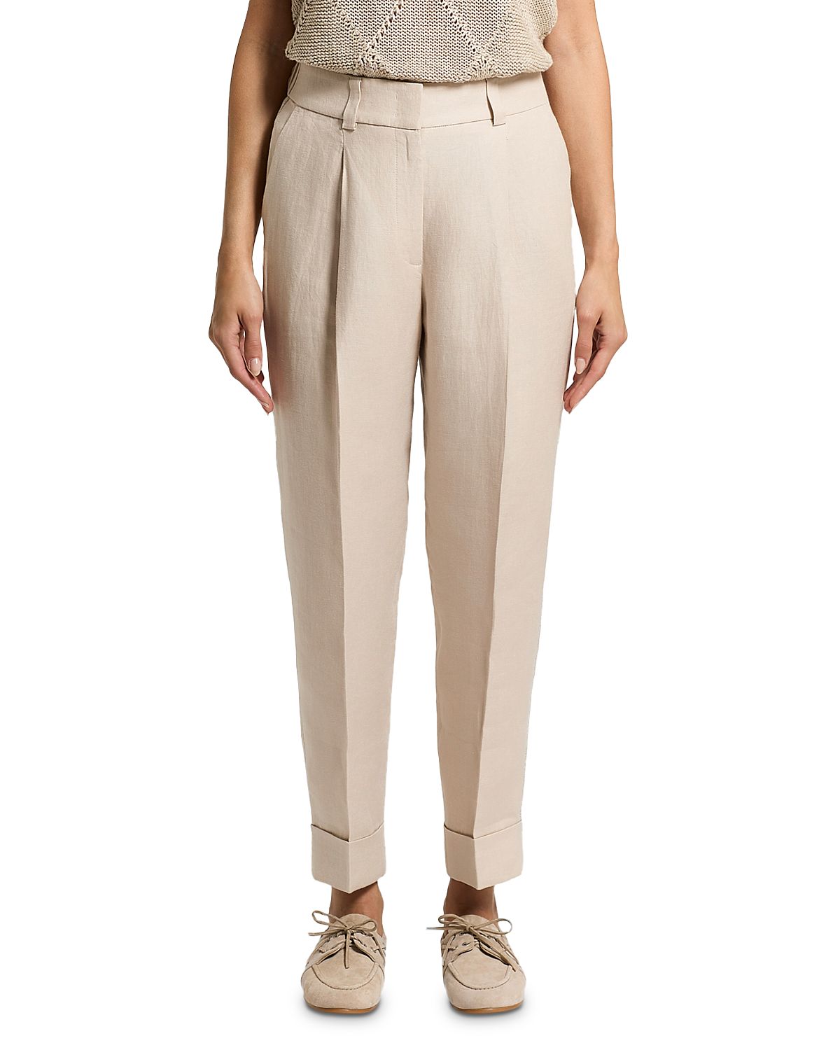 Peserico Linen Slim Pants