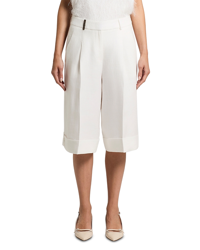 Peserico Linen Bermuda Pants