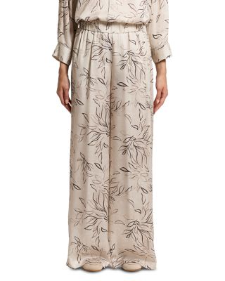 Elasticized Waist Palazzo Pants