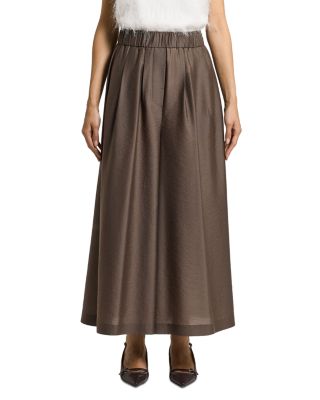 Elasticized Waist Palazzo Pants