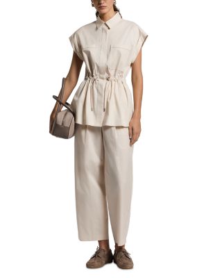 Drawstring Waist Shirt