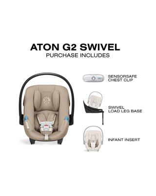 Aton G2 Swivel Infant Car Seat with Load Leg Base