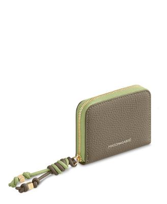 Small Leather Zipped Wallet