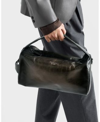  Antiqued Leather Shoulder Bag