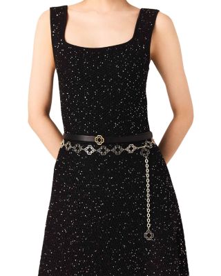 Rhinestone Knit Maxi Dress