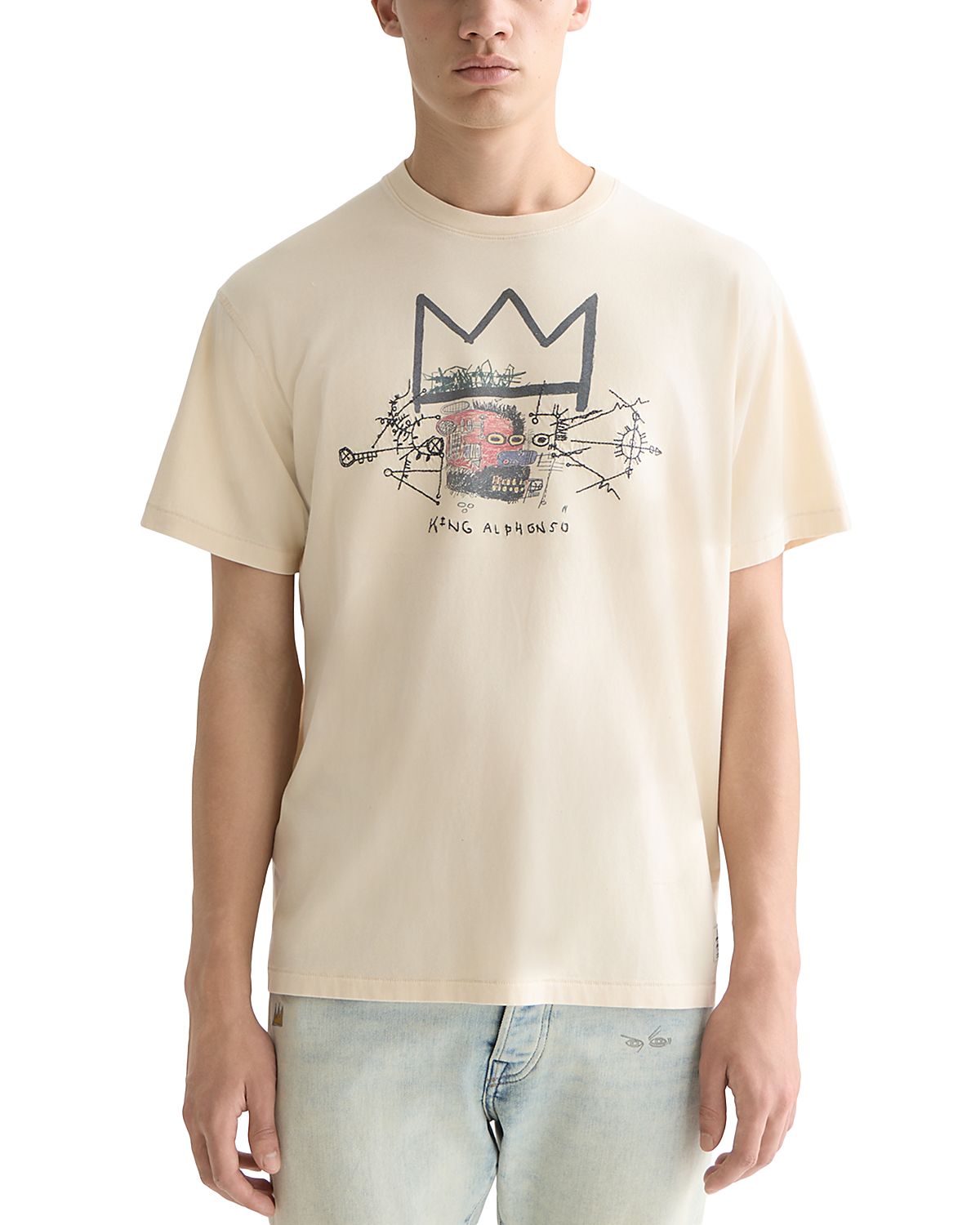 Scotch & Soda Basquiat Artwork Relaxed Fit Tee