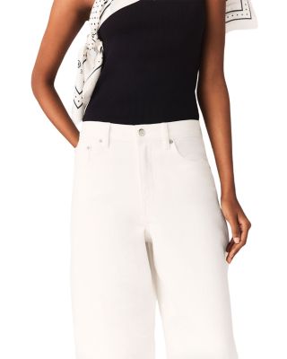 Loose Fit Balloon Jeans in White